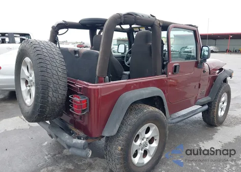 2003 Jeep Wrangler Sport from USA, damaged, VIN 1J4FA49S63P324904